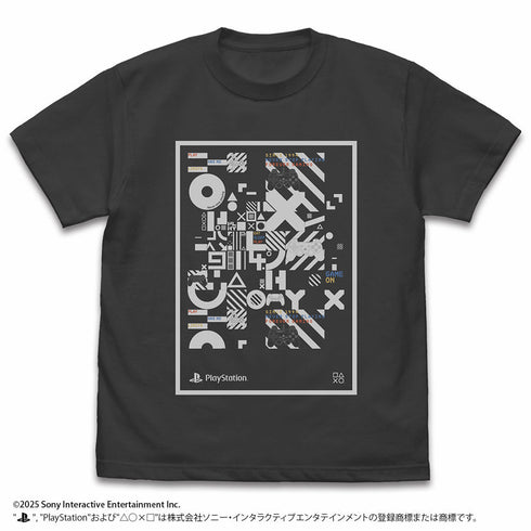 『プレイステーション』Tシャツ for PlayStation Typographic Lifeforms Ver. スミ XL